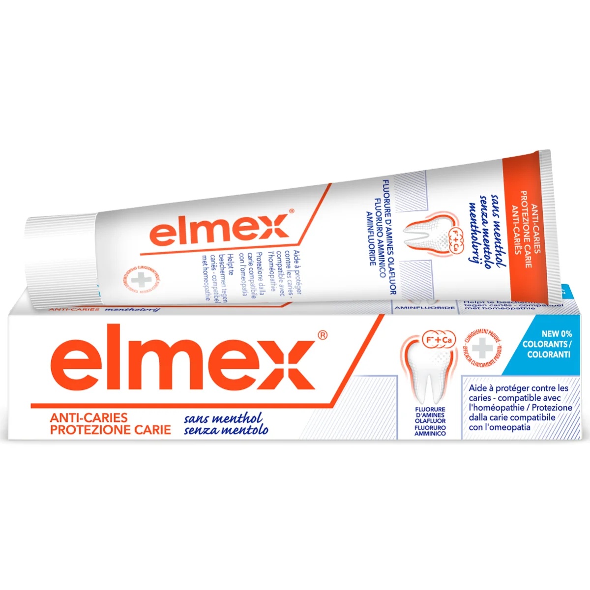 Dentif Elmex S/Menthol 75 ml