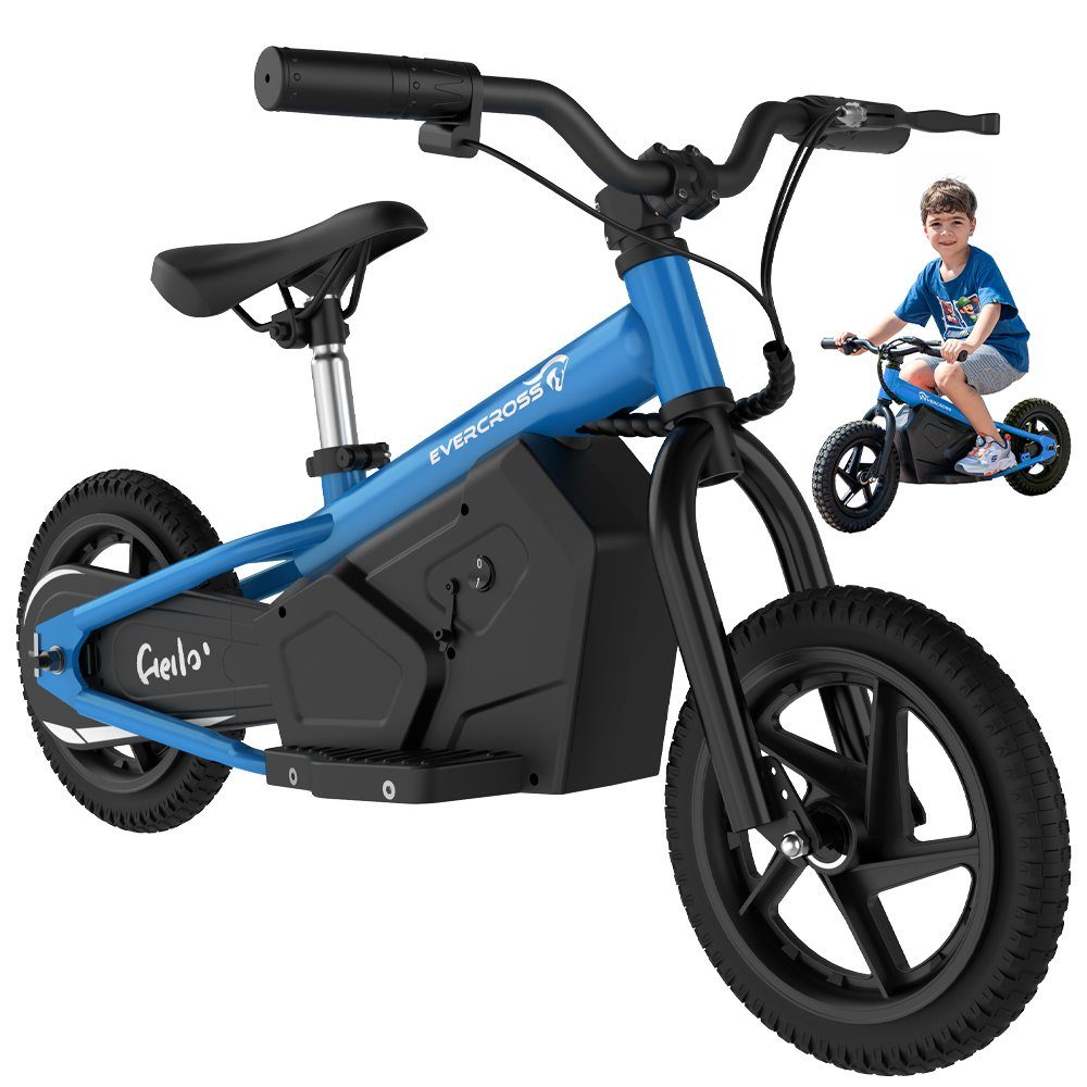 Evercross Mini Scooter EV06M Mini-Elektroroller für Kinder, 12-Zoll-Laufrad, 100 W, 15 km/h, elektrisches Laufrad für Kinder von 3–6 Jahren, Höchstgeschwindigkeit 15 km/h, 24 V 4 Ah Akku