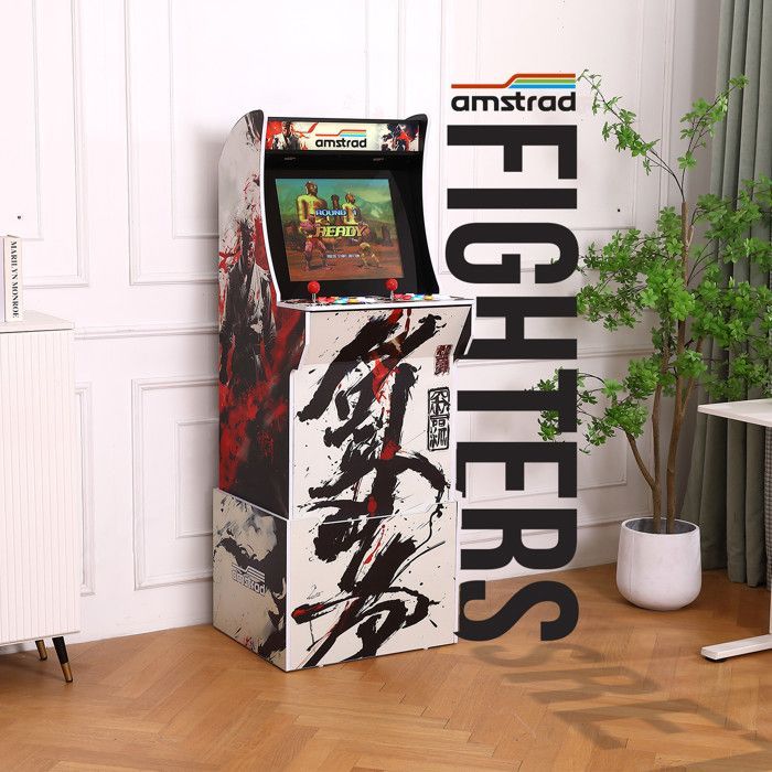 Borne d'arcade AMSTRAD modèle FIGHTERS avec 2800 jeux - Ecran 19