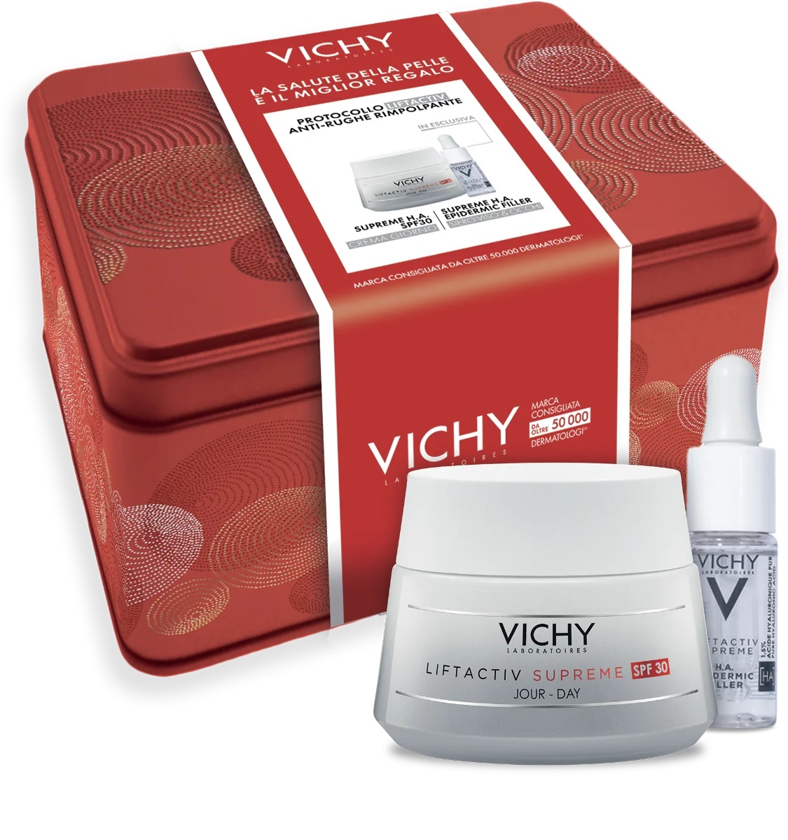 VICHY Vichy Liftactiv Supreme Kerstbox Liftactiv Supreme crème SPF 30 50 ml + Mini epidermale filler 10 ml