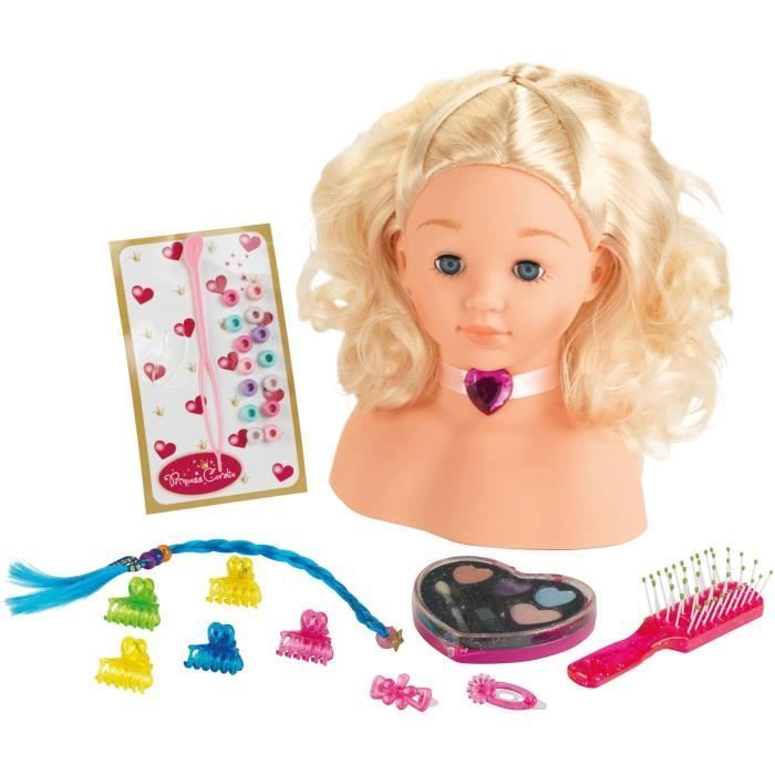 Styling- en make-uphoofd voor prinses Coralie Little Sophia met accessoires - KLEIN