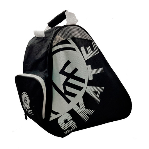  Mochila para skate Krf nova, preta/branca