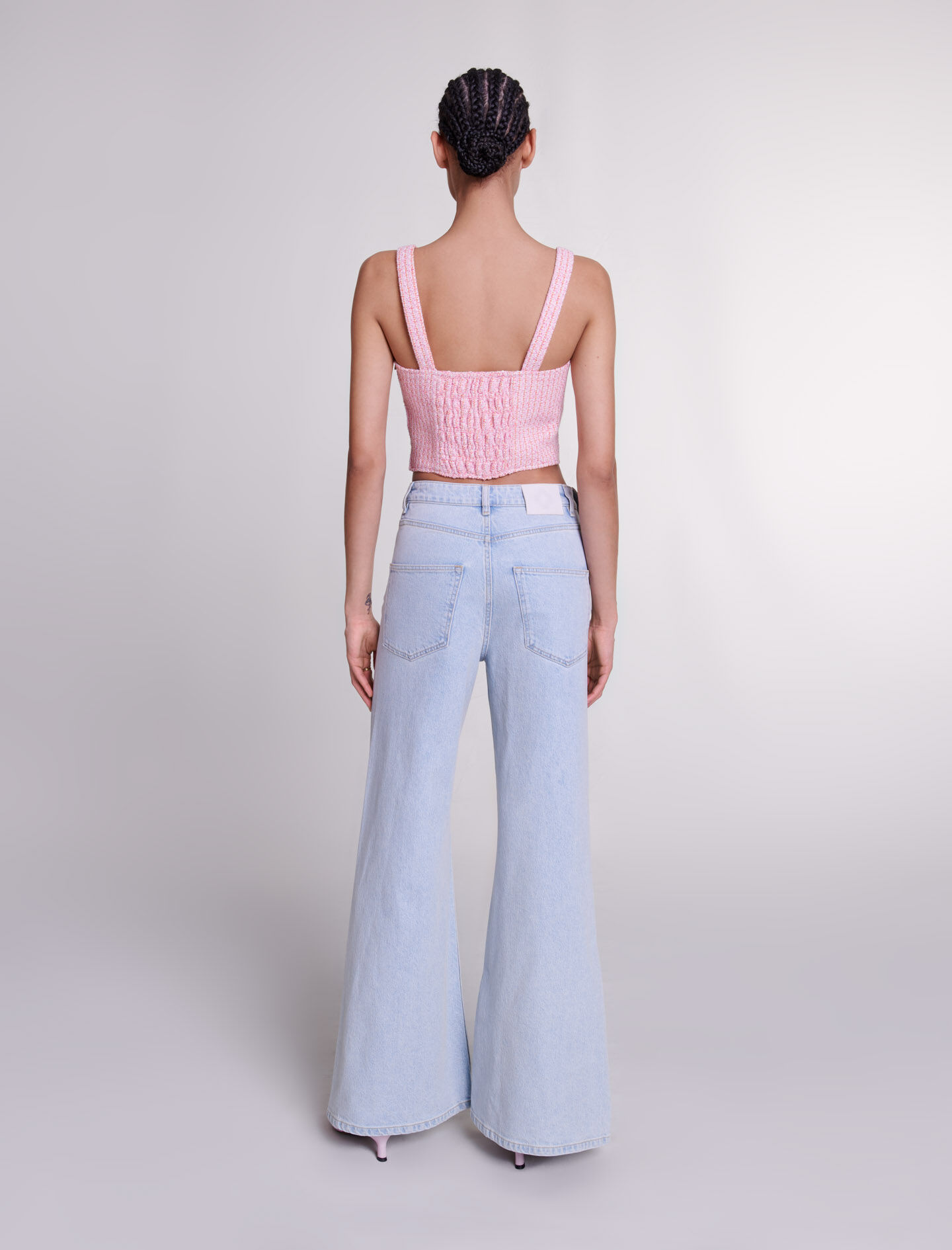 Wijde, verwassen jeans - Lichtblauw