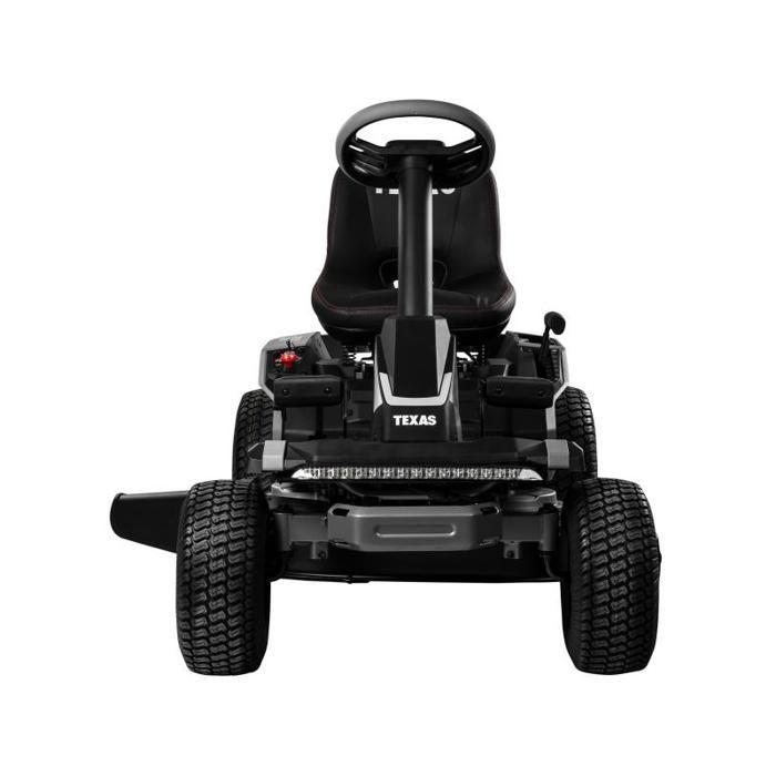 TEXAS Epsilon R9600Li Accu-aangedreven zitmaaier – 96 cm, 72V, tot 4000 m² De TEXAS Epsilon R9600Li is een grasmaaier