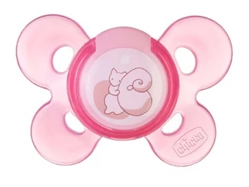 CHICCO Chicco Comfort Girl Silikon-Schnuller 0-6 Jahre 1 Stück Stillen und Saugen
