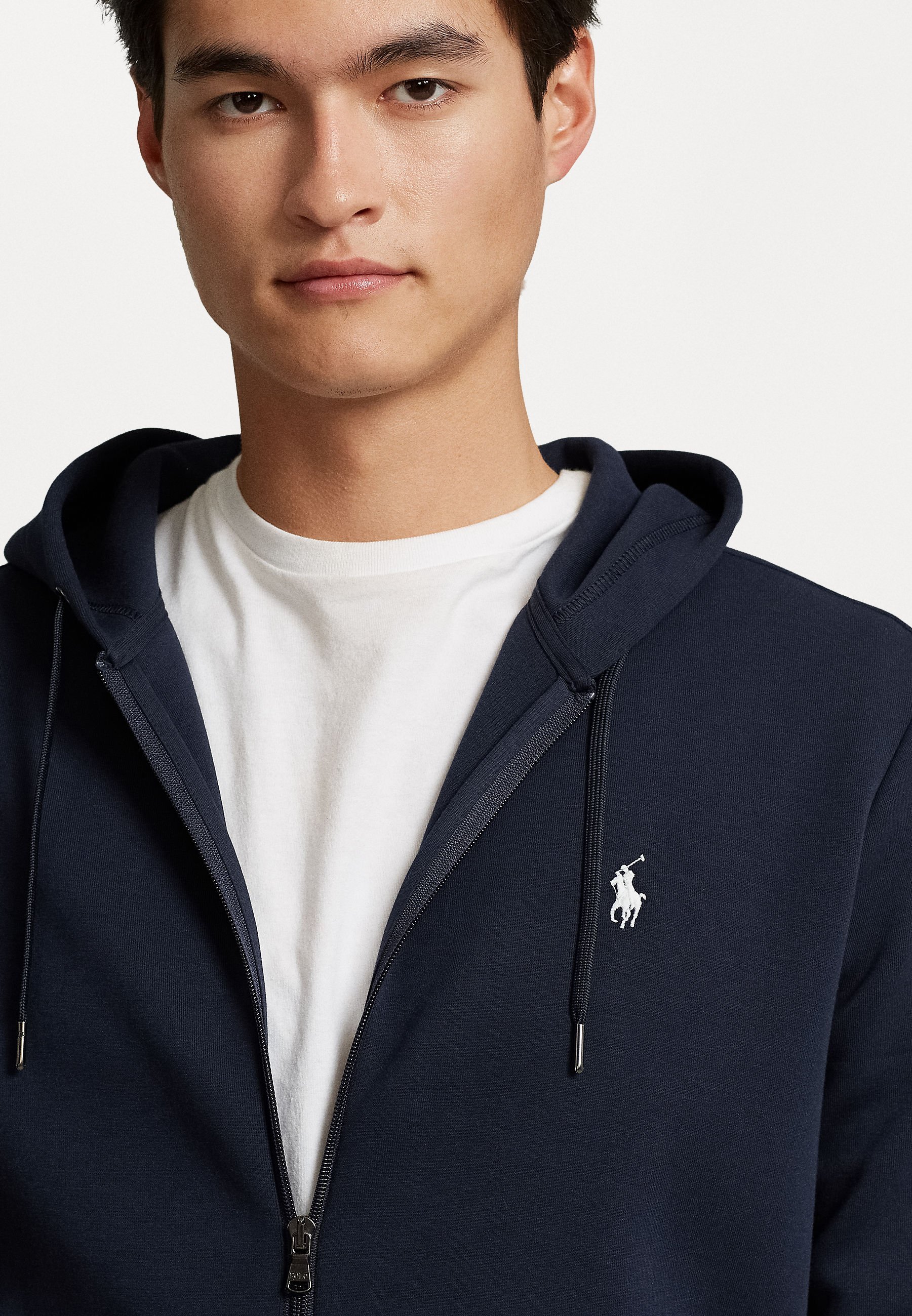 Polo Ralph Lauren Kapuzenpullover mit Reißverschluss – Fliegerblau