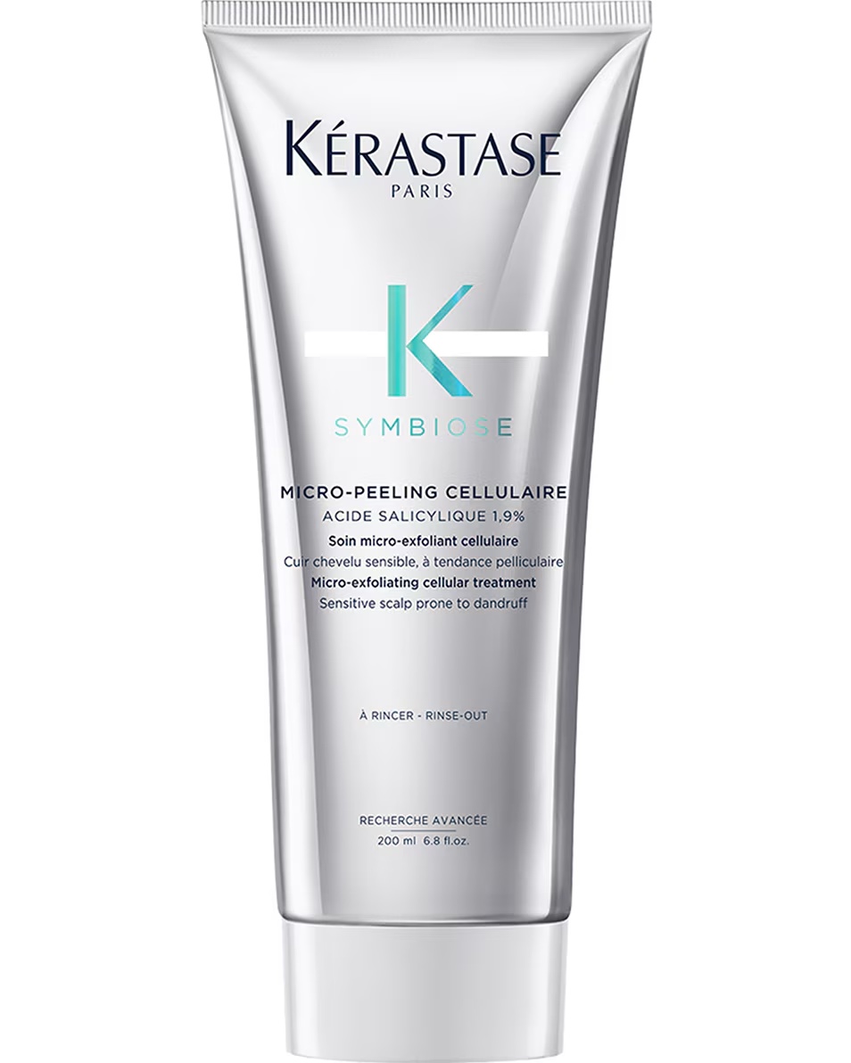 KÉRASTASE SYMBIOSE MICRO-PEELING CELLULAR Îngrijire pre-șampon anti-mătreață cu micro-exfoliere celulară