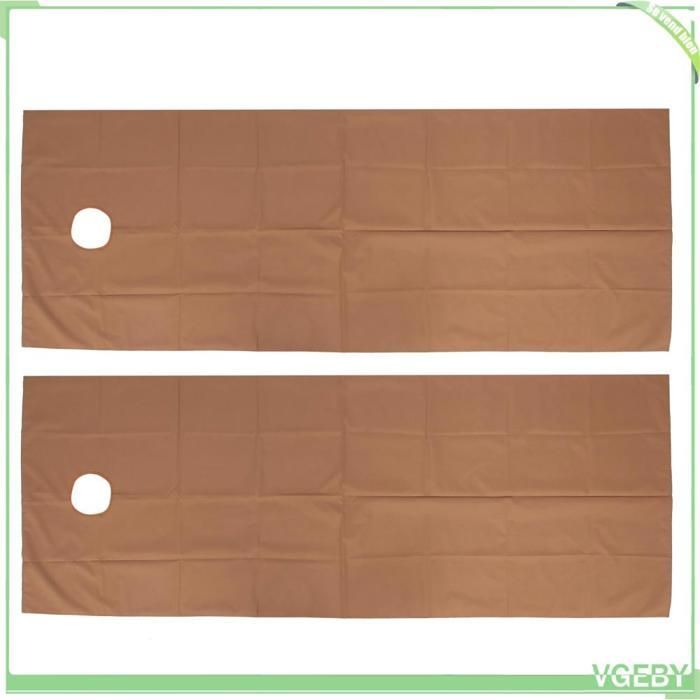 Fafeicy Feuille de table de massage 2pcs Drap de Lit de Salon de Beauté Feuille de Couverture de Table electromenager Café profond