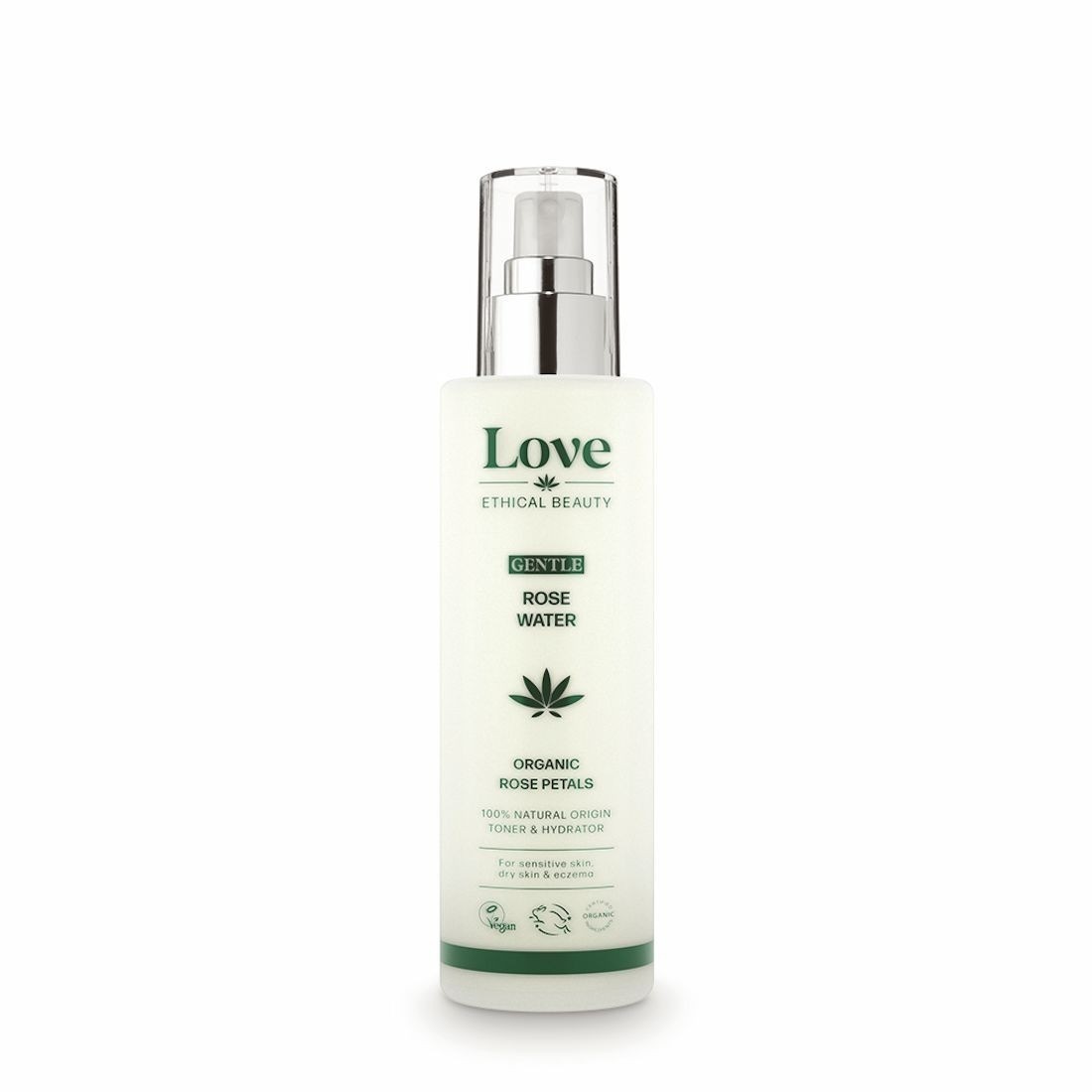 Love Ethical Beauty tonik za lice s nježnom ružinom vodicom - 100 ml