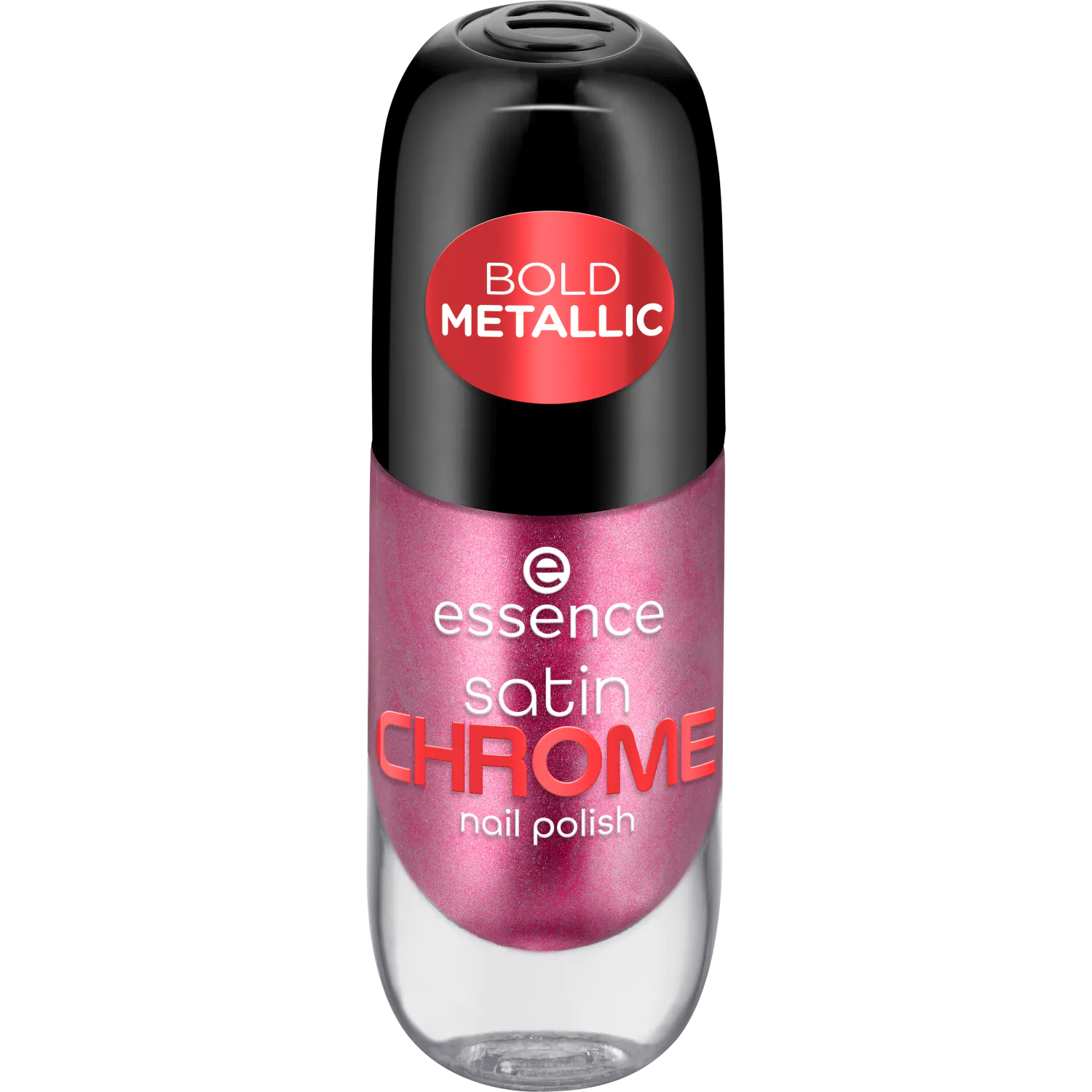 Essence Satin Chrome Nail Polish, 03 Meta Maroon