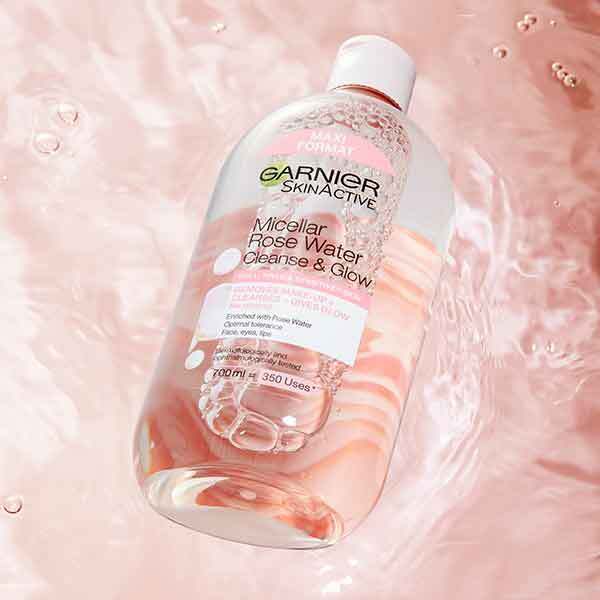 Garnier Micellar Rose og Eco Pads Glow Cleansing Duo-pakke