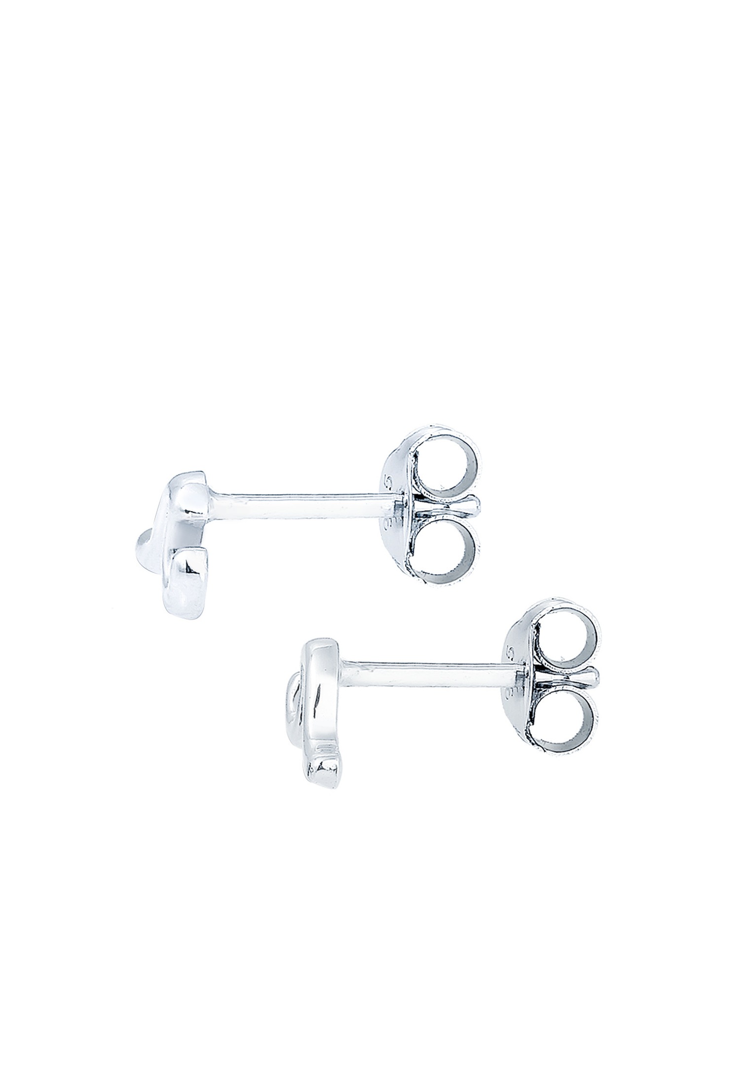 Elli Femmes Clous d'oreilles Vagues Tendance en Argent Sterling 925