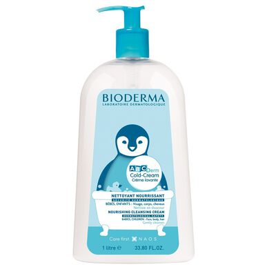 Bioderma Abcderm Nærende Rensecreme 1 L 1 L
