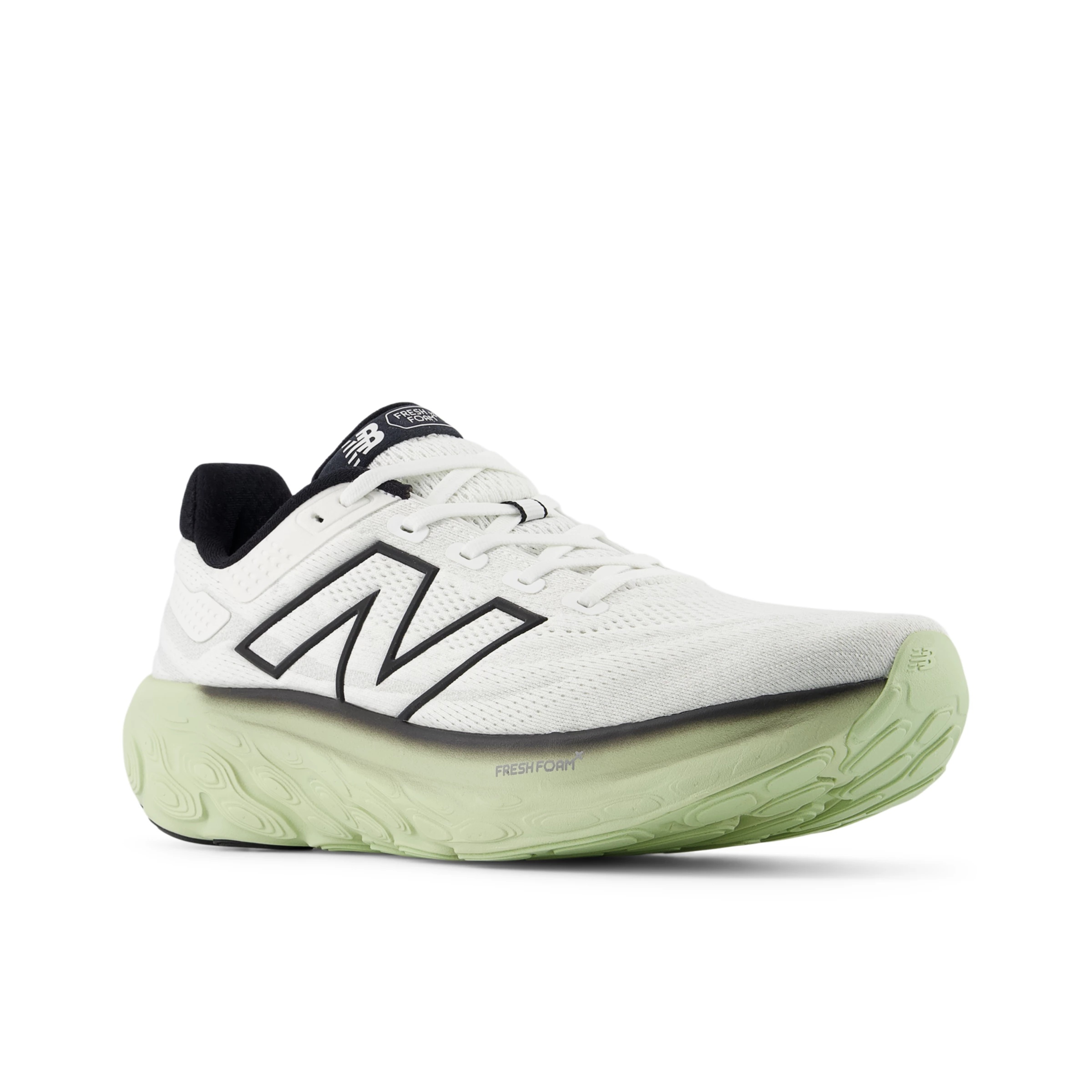 Fresh Foam X 1080v13 White con lichen green