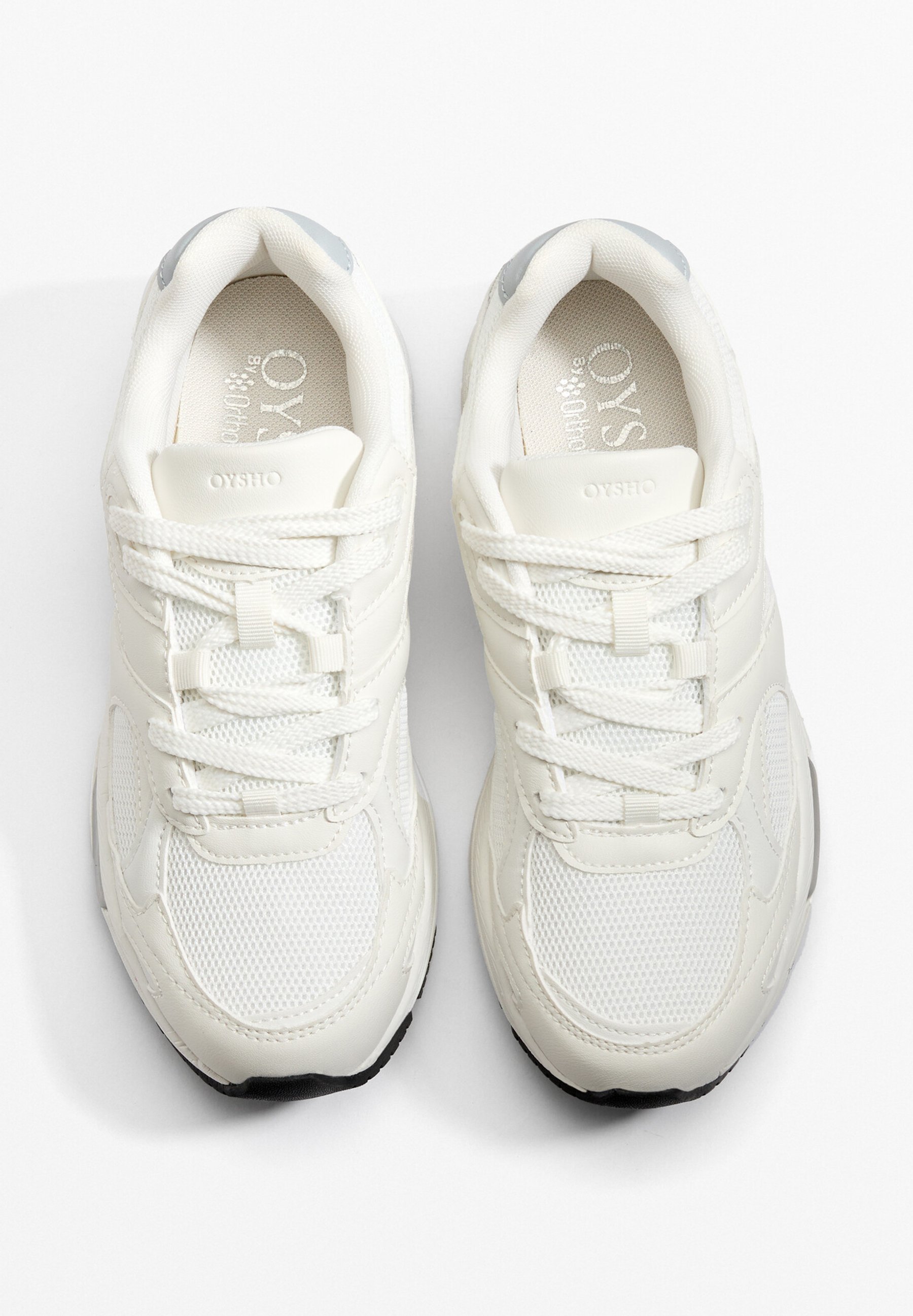 OYSHO RETRO RUNNING - Trainingsschoen - wit