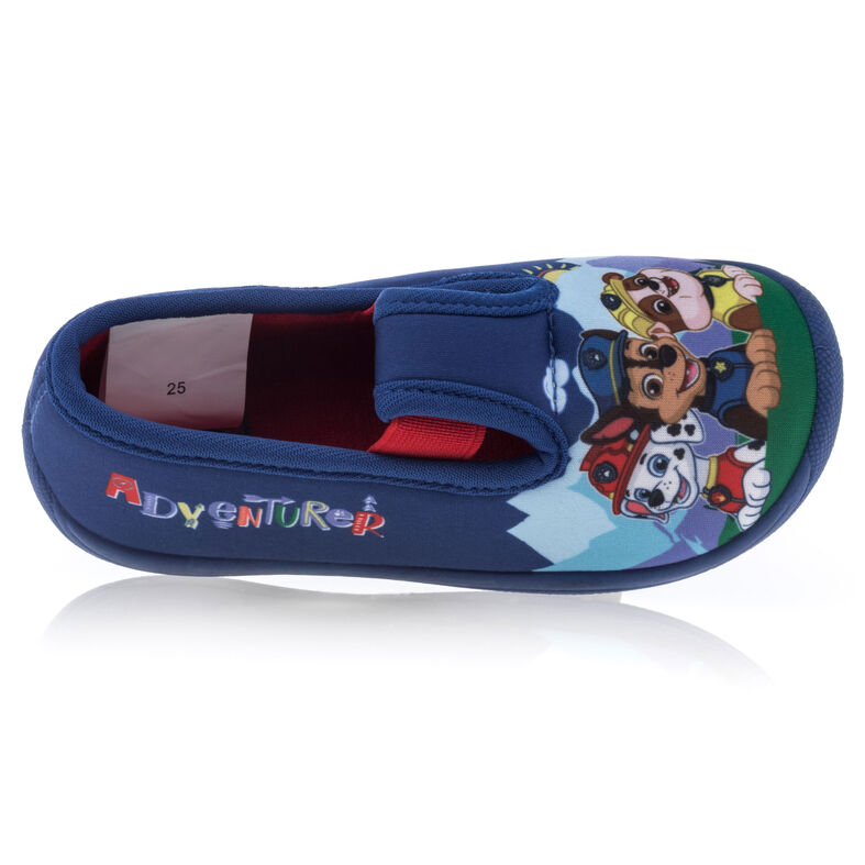 Pantuflas azules para niño