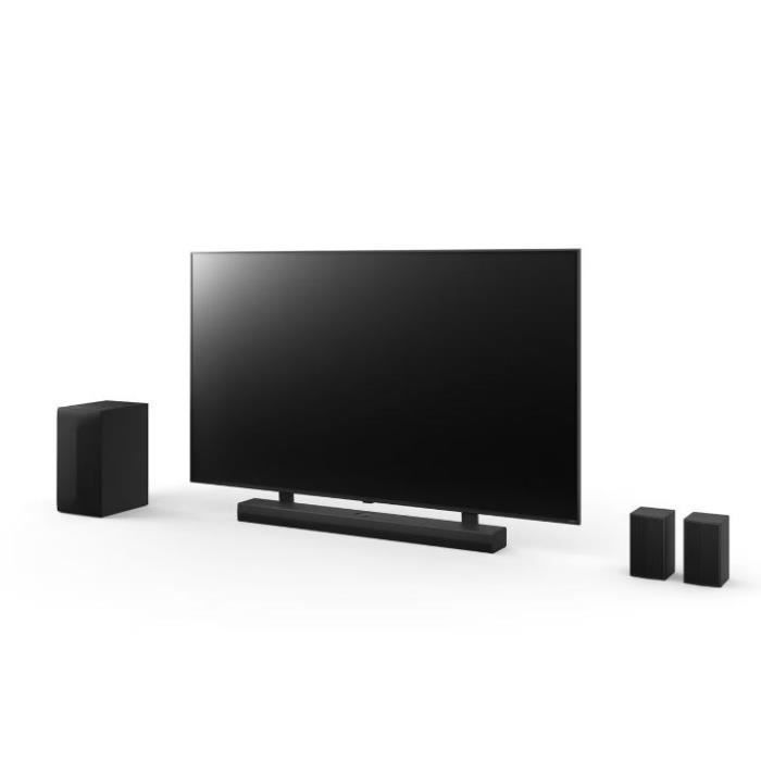 Barra de sonido LG S70TR 5.1.1 con Dolby Atmos y altavoces traseros de 500 W. Subwoofer inalámbrico.