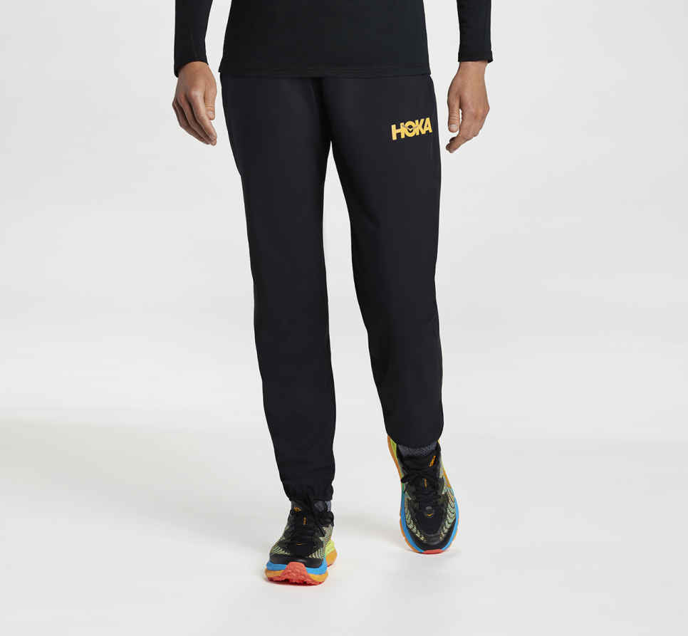 HOKA Ultraleichte wasserdichte Hose Schwarz