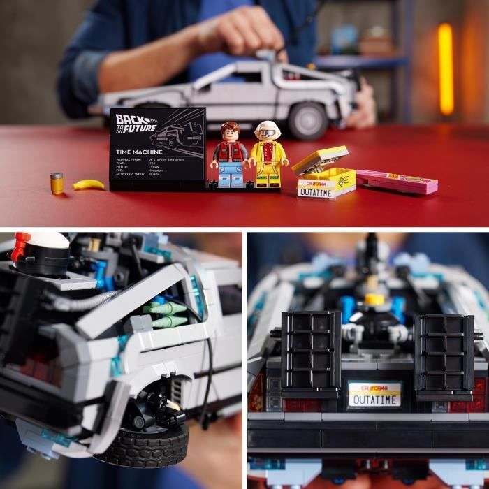 LEGO® 10300 Exclu Cdiscount La machine à remonter le temps de Retour vers le futur