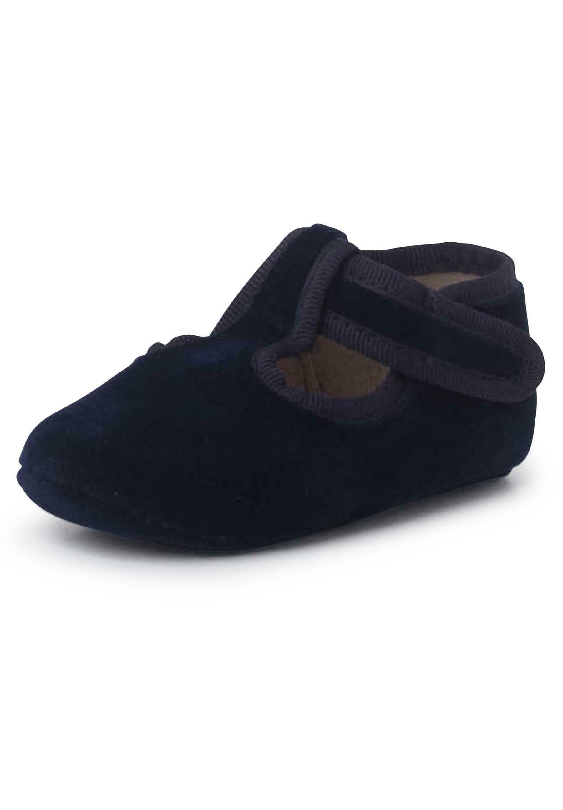 Pisamonas PEPITOS - Chaussons bébé - bleu marine
