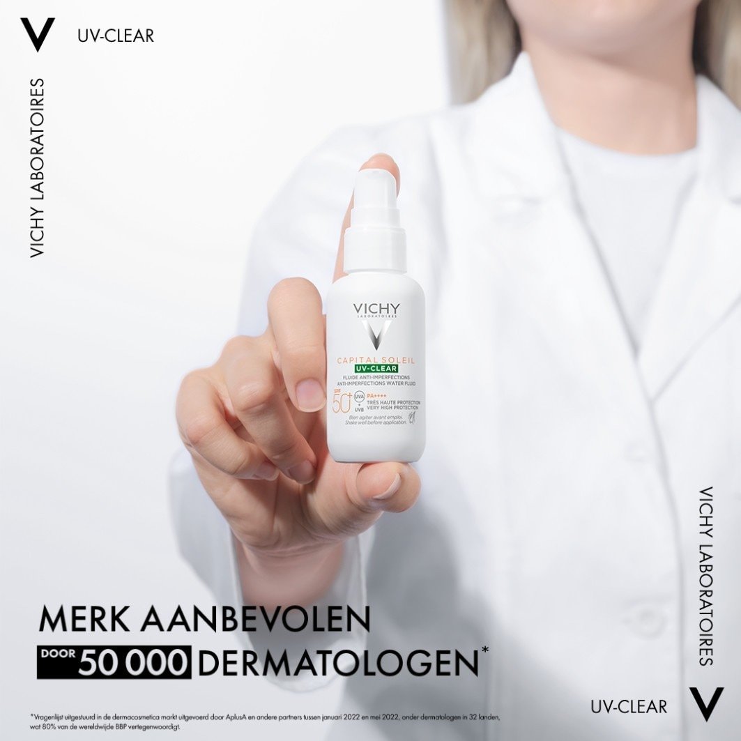 Vichyjeva krema za sončenje Capital Soleil UV-Clear SPF 50+ - 40 ml