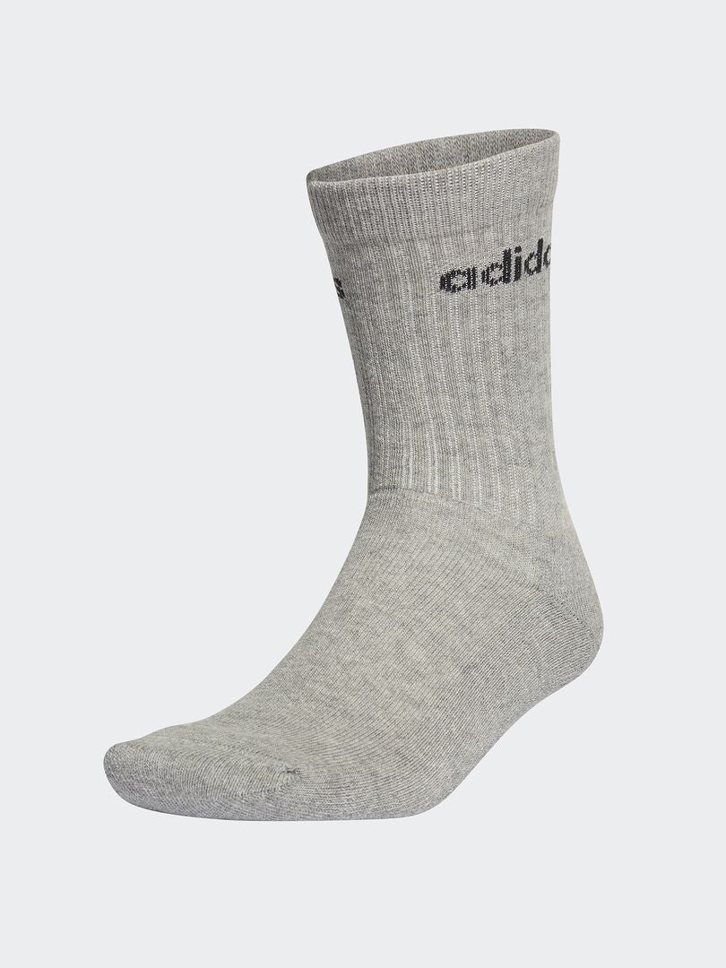 Set van 3 paar 'adidas' sokken - GRIJS