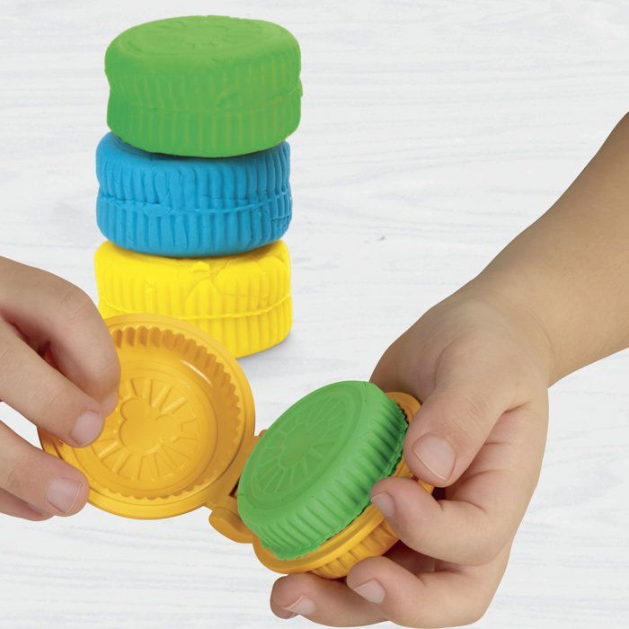 Play-Doh Disney Junior Il mio garage con Topolino, set di plastilina, attività creative, giocattoli per la scuola materna, età 2+