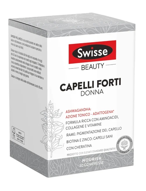 SWISSE Swisse Beauty Cheveux Forts Femmes 30 comprimés, complément alimentaire pour femmes