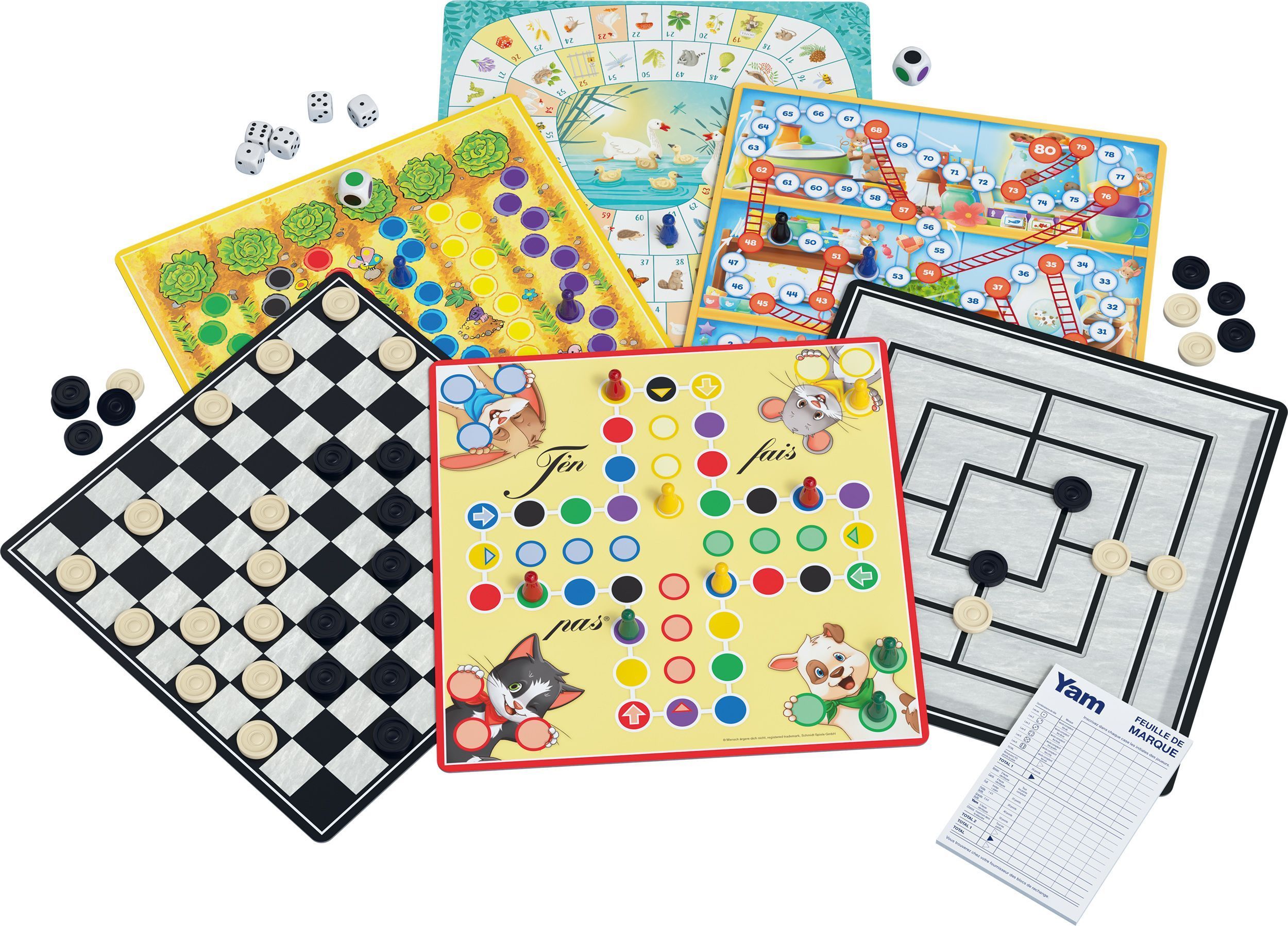 100 klassische und originelle Spiele – Brettspiele – SCHMIDT SPIELE – Ab 3 Jahren
