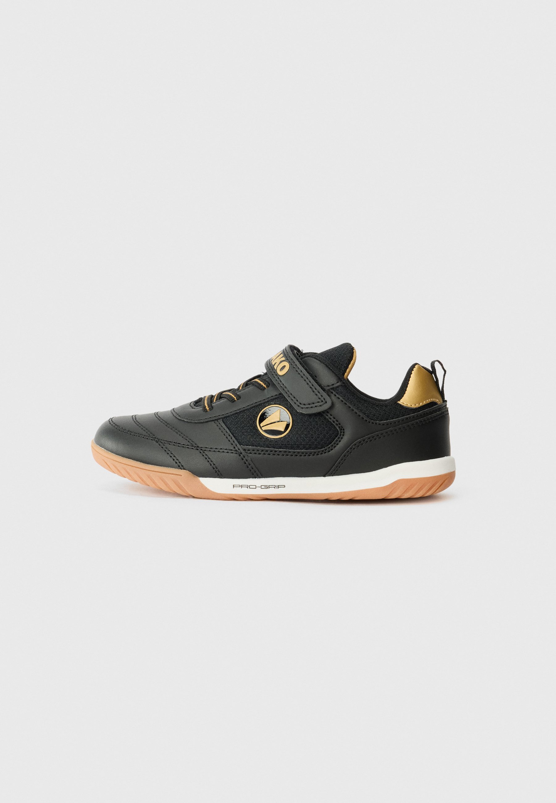 JAKO WINGER UNISEX - Multicourt-Tennisschuhe - Tiefschwarz/Sattes Gold