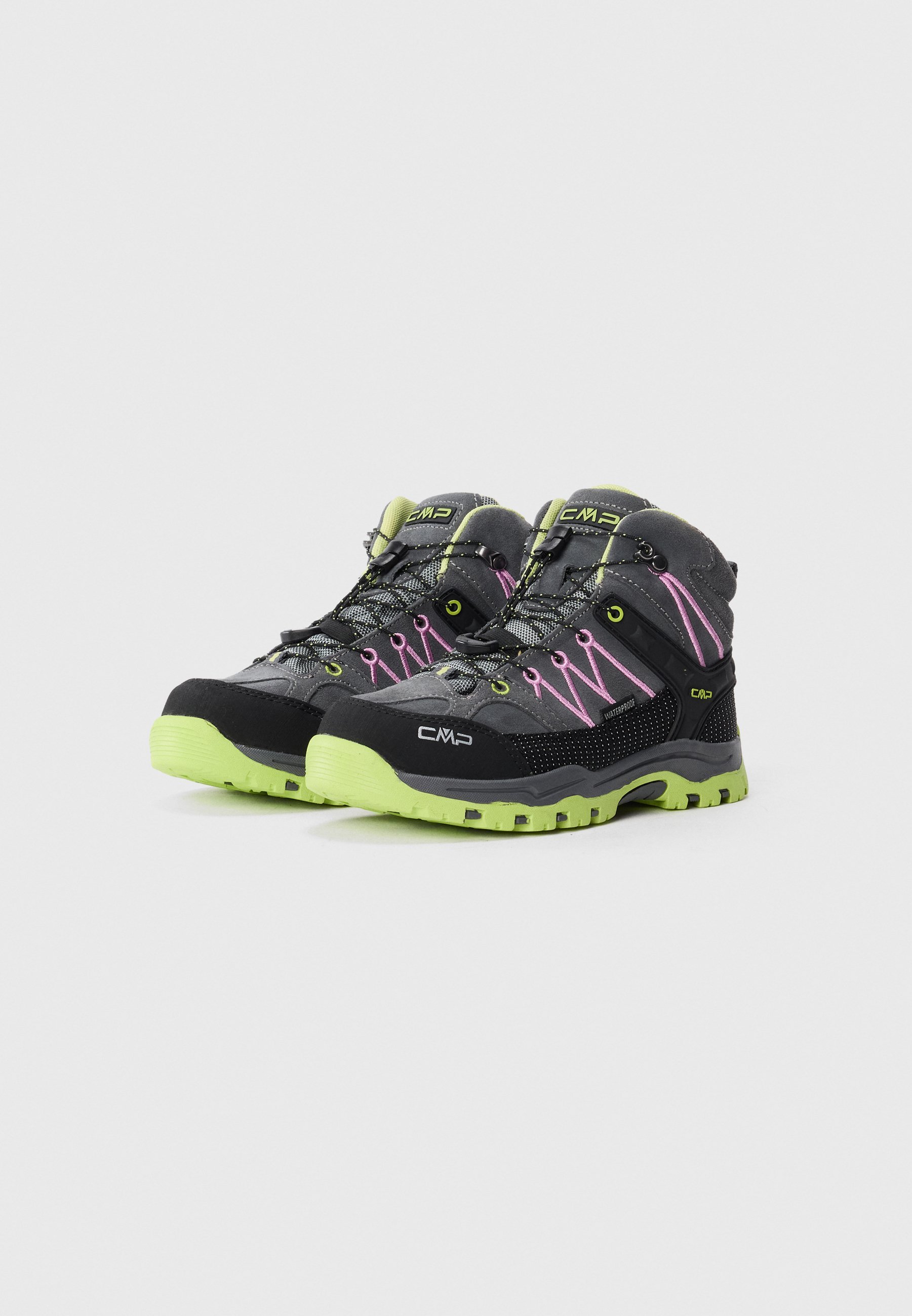 CMP RIGEL UNISEXE - Chaussures de randonnée - gris/rose/pomme