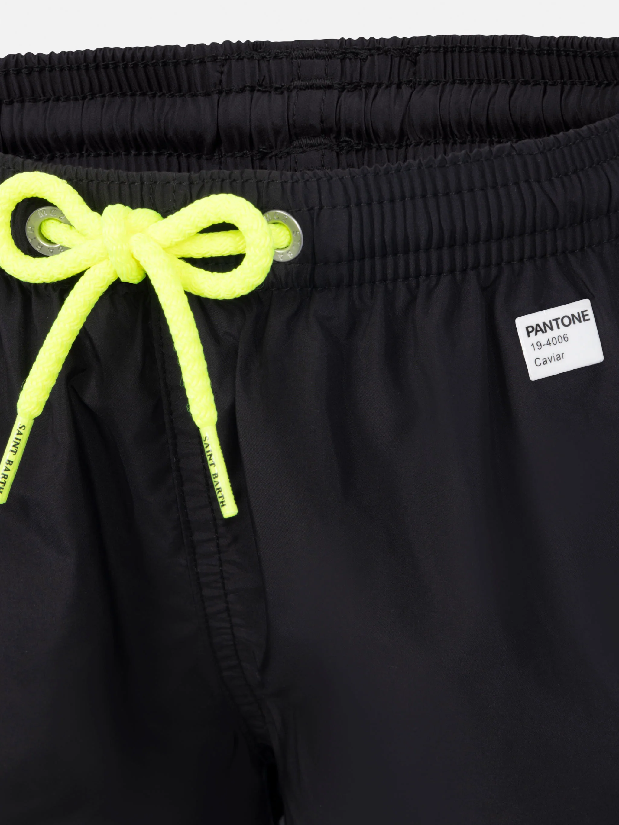 Jean Lighting Pantone-zwempak in lichtgewicht zwarte stof | PANTONE®