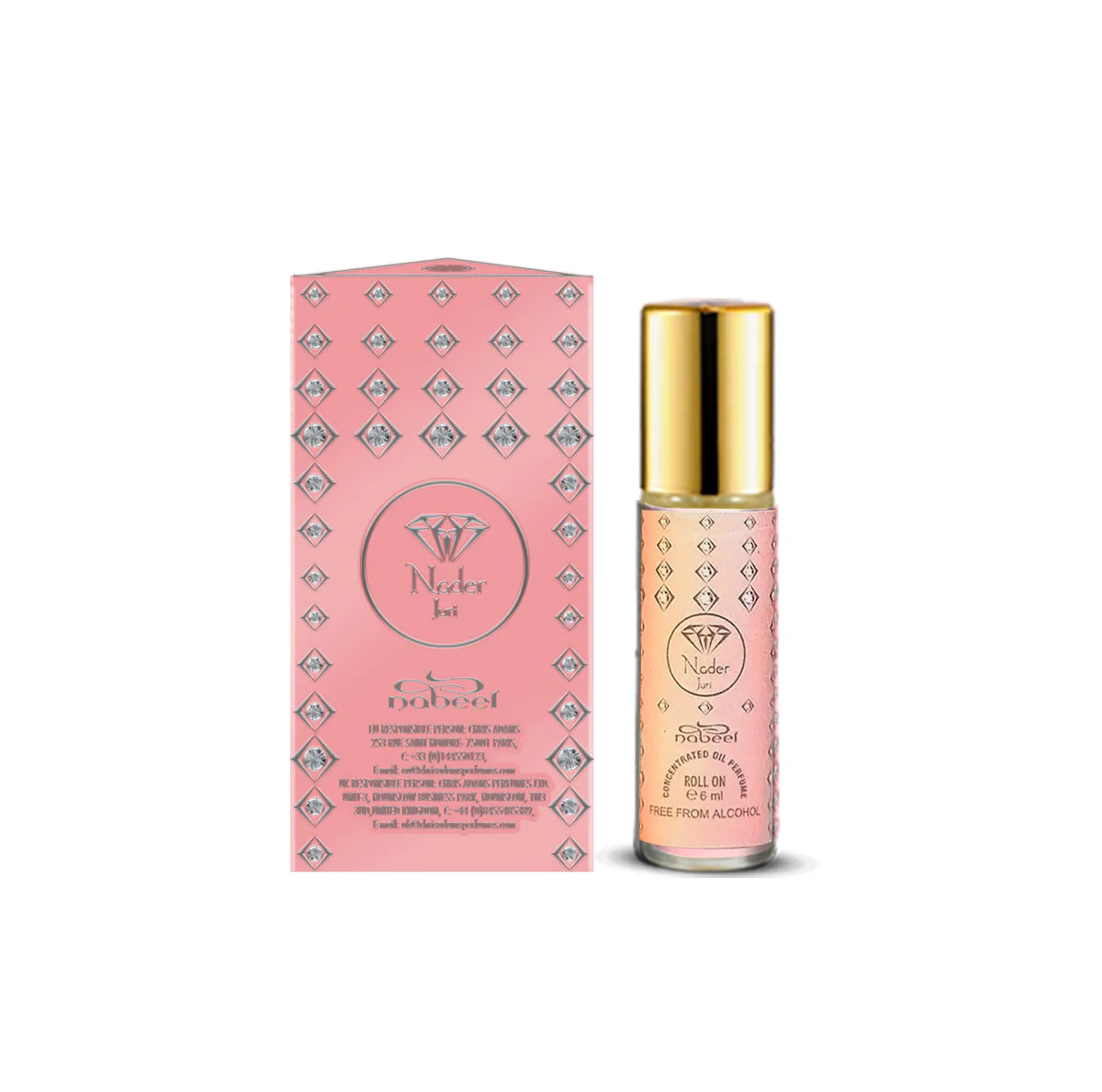 Oil Perfume Nader Juri Roll On Oil Perfume - Huile de Parfum Unisex, Huile de Parfum, Parfum