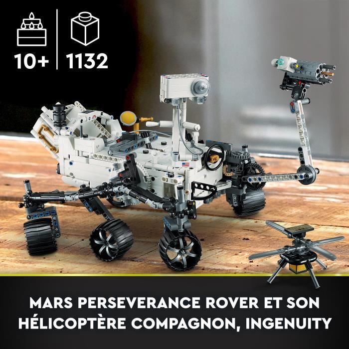 LEGO® Technic 42158 NASA Mars -mönkijä Perseverance, avaruuslöytölelu, AR-sovelluksella