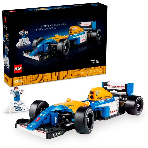 LEGO Icons 10353 Williams Racing FW14B in Nigel Mansell