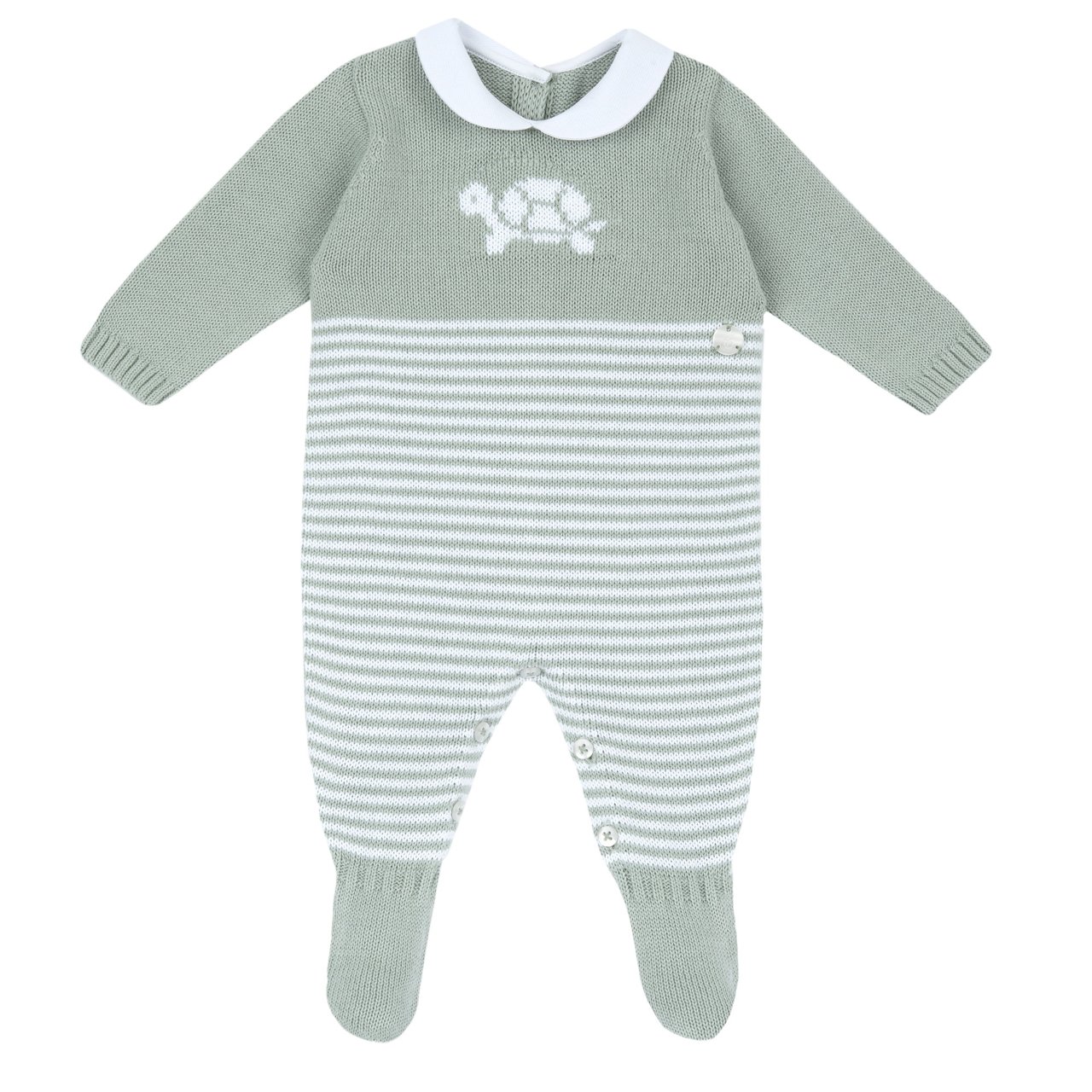 Baby-Overall mit Schrittöffnung, grün