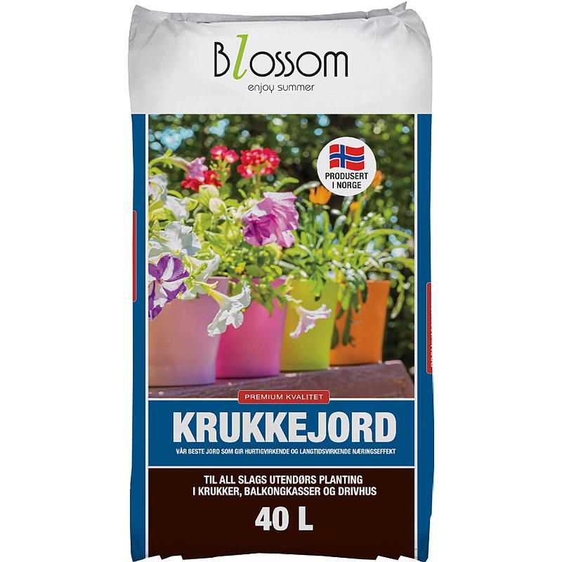 Blomstrende pottejord 40 l, Blossom