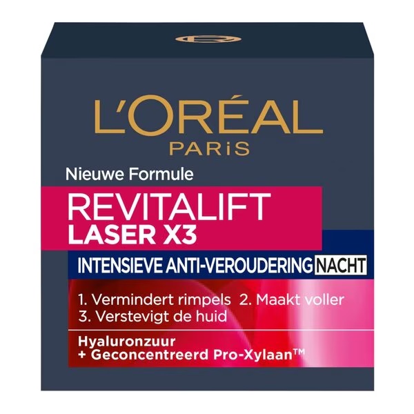 L'Oréal Paris Revitalift Laser nočna krema proti gubam<br>50 ml - za normalno in zrelo kožo