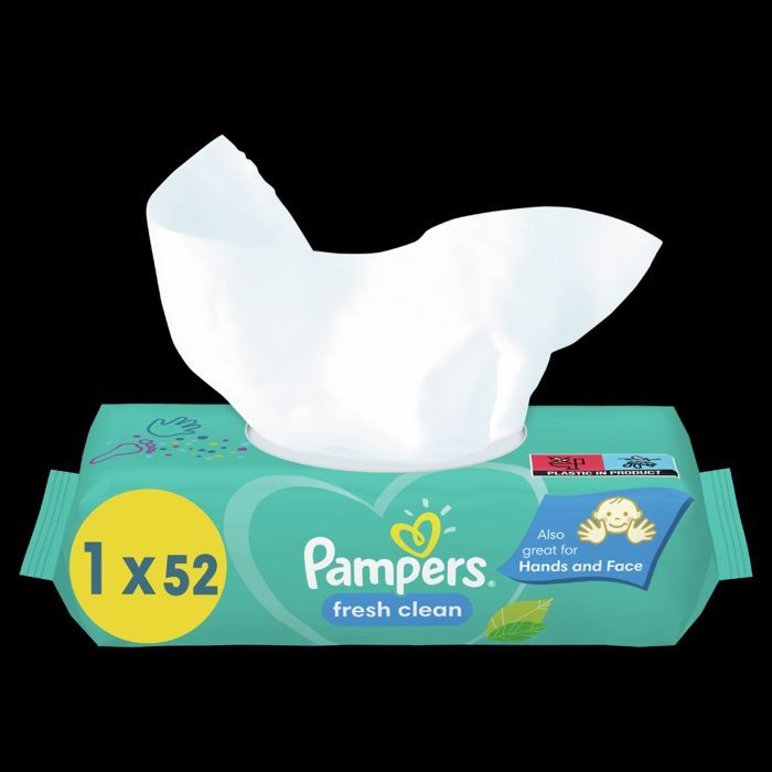 Toallitas húmedas frescas Pampers, 12 x 52 unidades