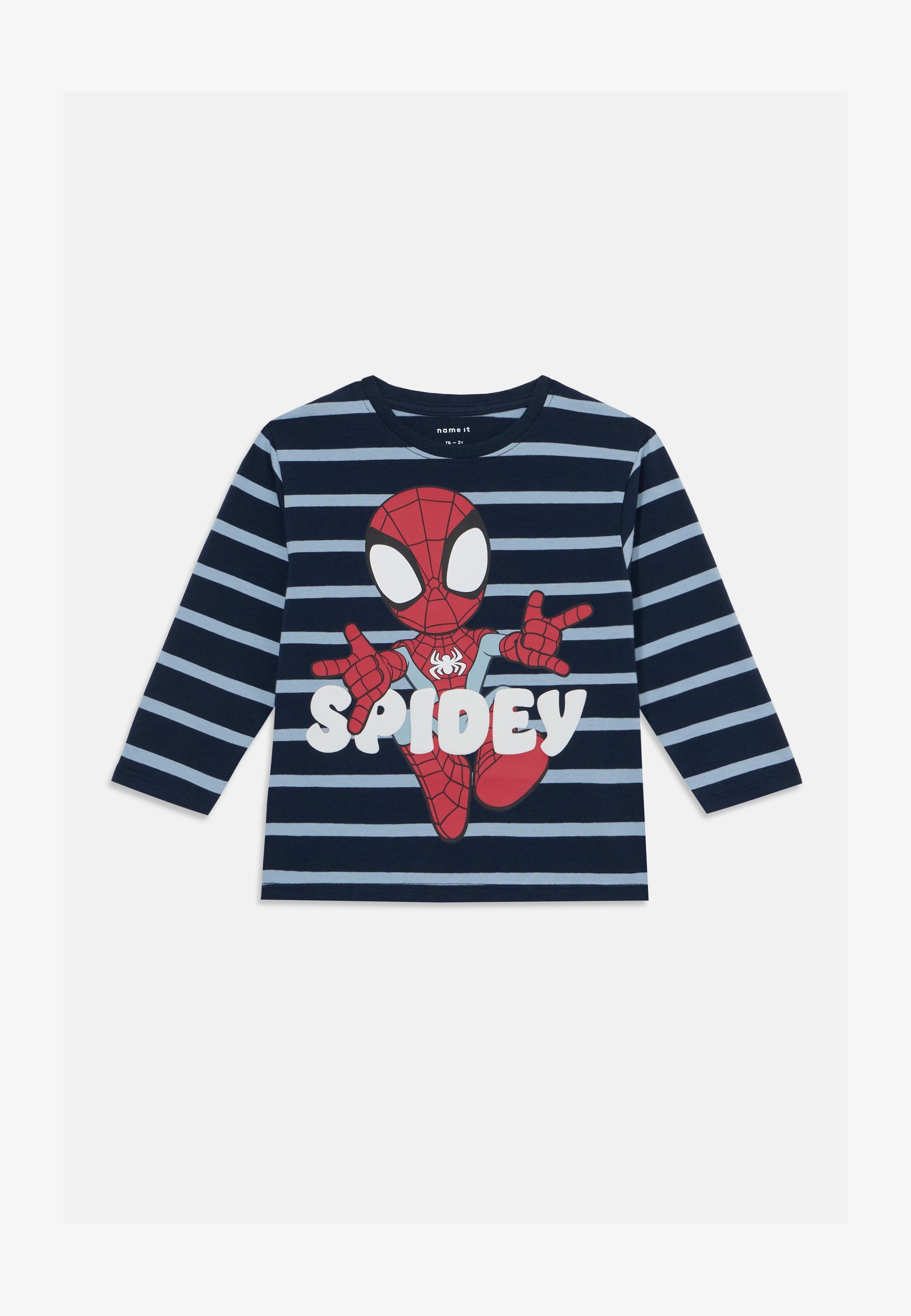 Noem het NMMJOSUE SPIDER - Top met lange mouwen - marineblauwe blazer/stofblauw