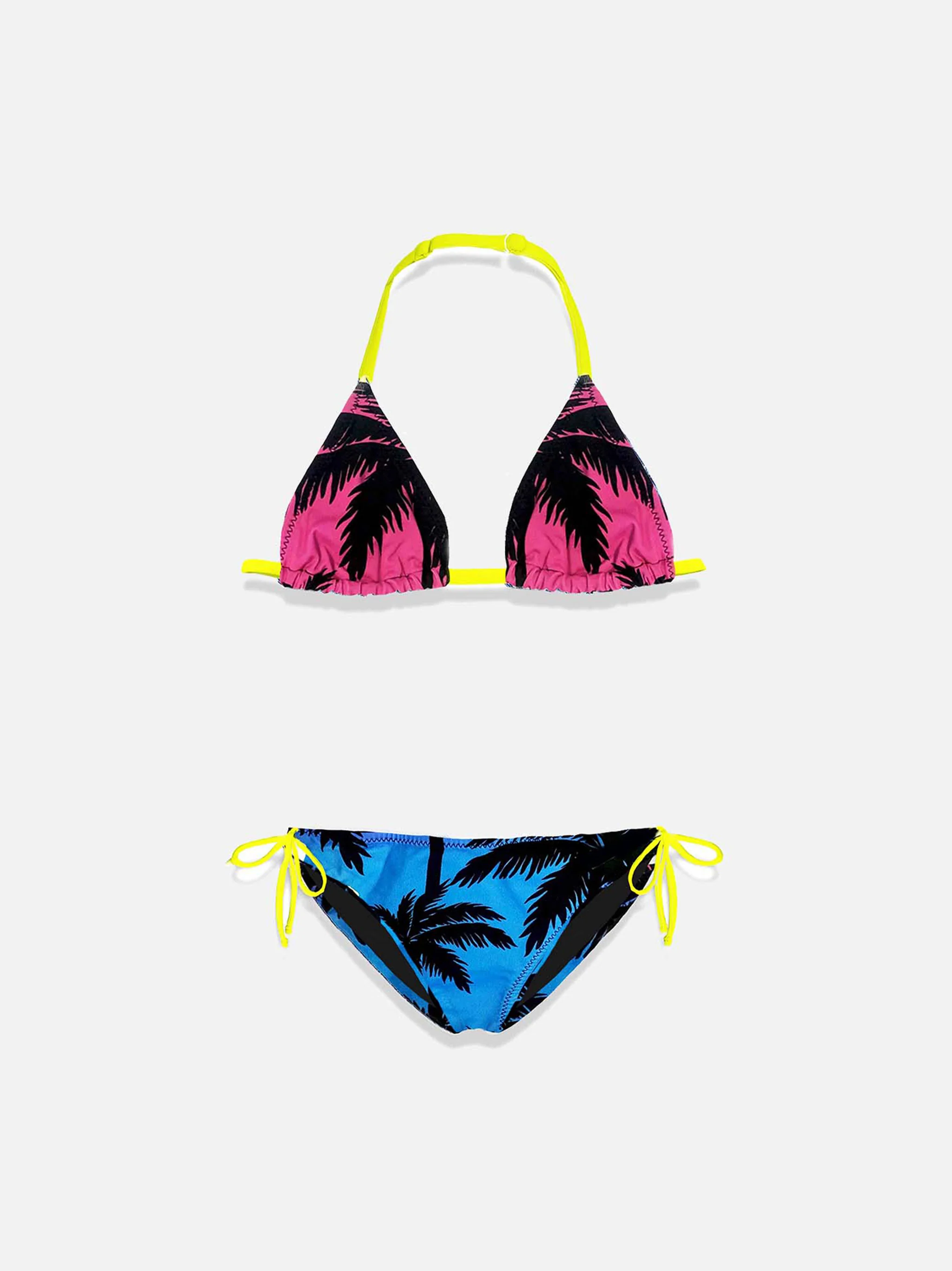 Babybikini met pluizige palmprint