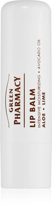 Bálsamo Labial de Aloe Vera Green Pharmacy, Hidratante Intensivo, FPS 10