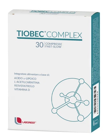LABOREST Tiobec Complex 30 comprimidos de acción rápida y lenta Estrés oxidativo