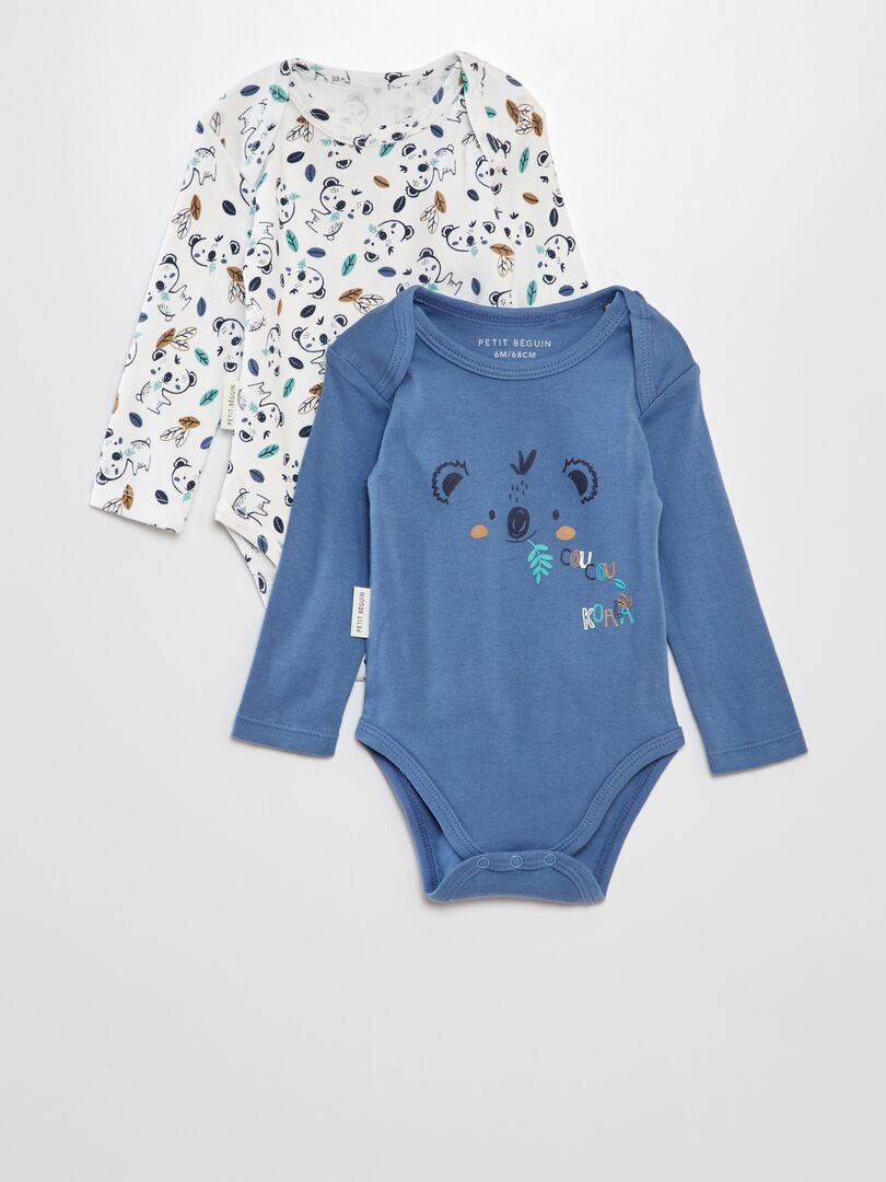 Conjunto de 2 bodys estadounidenses - AZUL