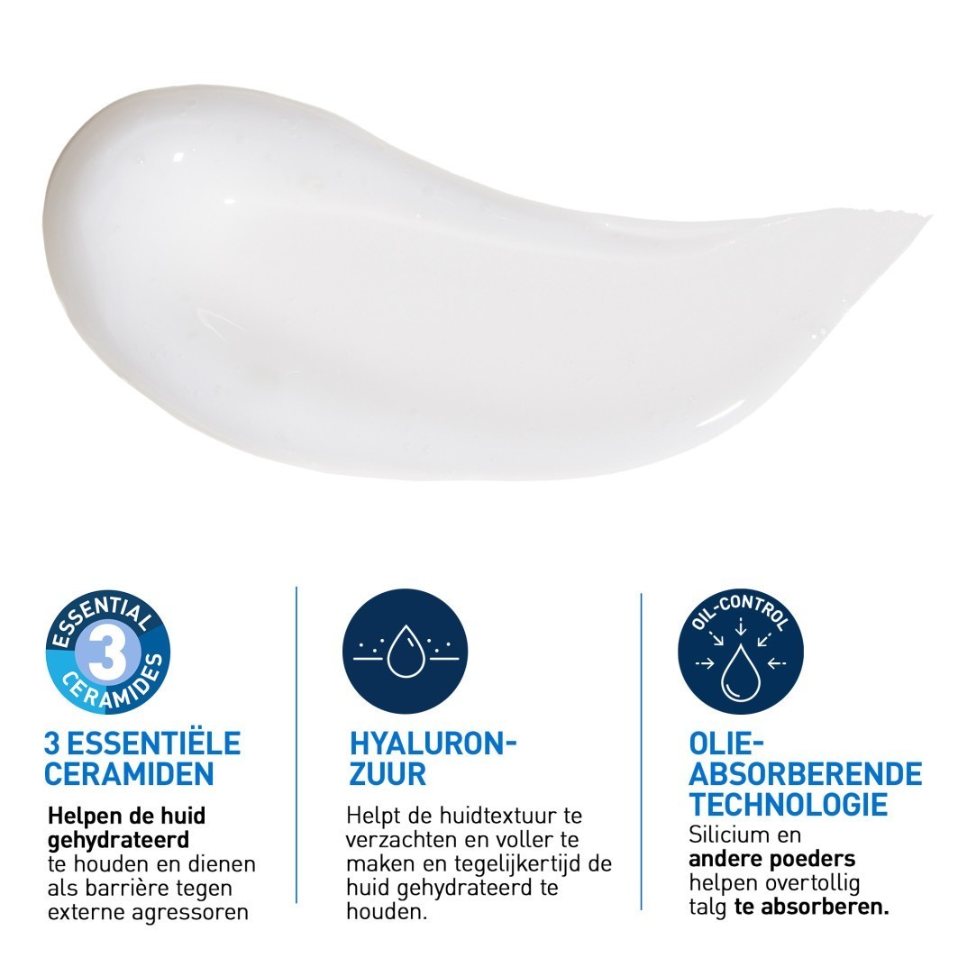 CeraVe krema za lice, hidratantna gel-krema za regulaciju masnoće - 52 ml