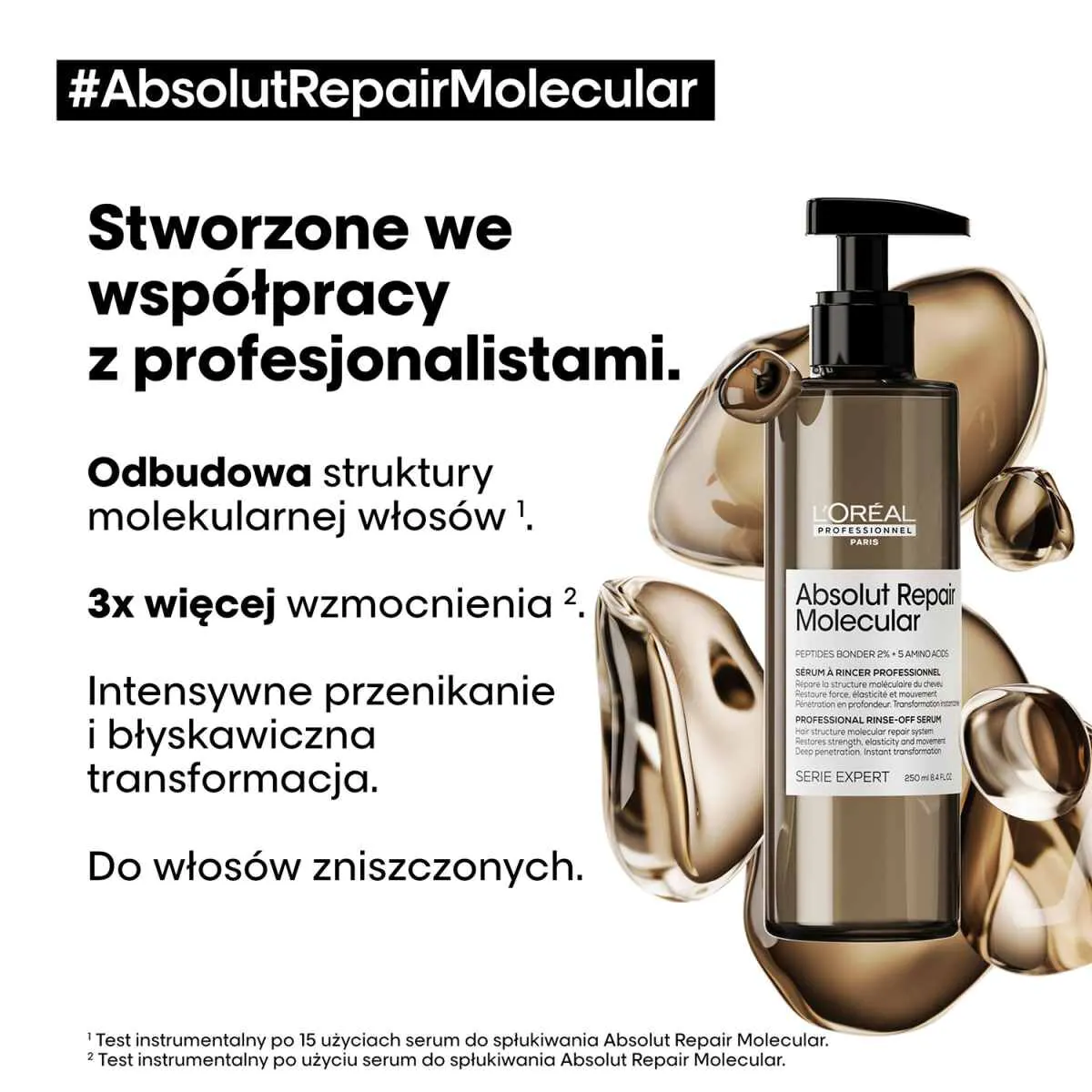 L’Oréal Professionnel Paris odbudowujące serum do spłukiwania Absolut Repair Molecular