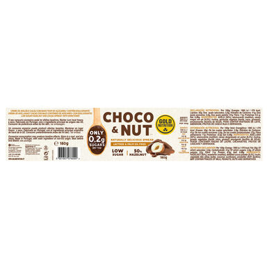 GOLDNUTRITION Creme de Avelãs Choco&Nut      180 gr 180 gr