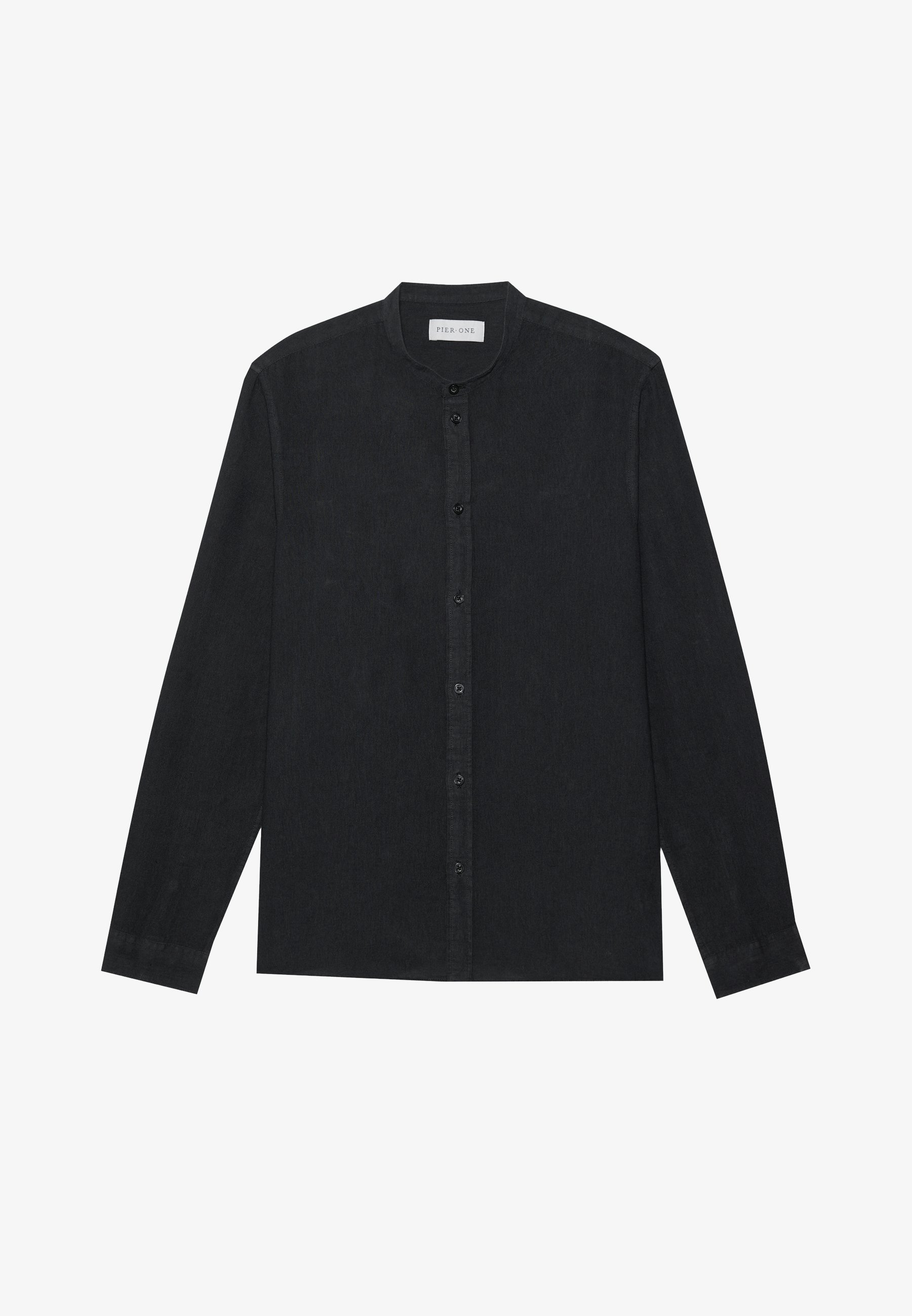 Pier One linnenmix - shirt - zwart