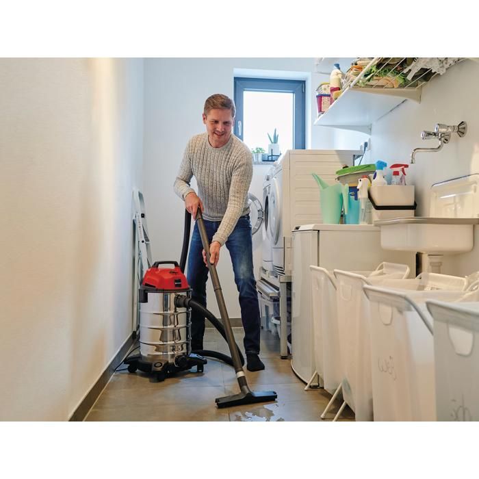 Einhell TC-VC 1930 S nat- en droogstofzuiger (1500 W, 30 liter tank, inclusief accessoires)