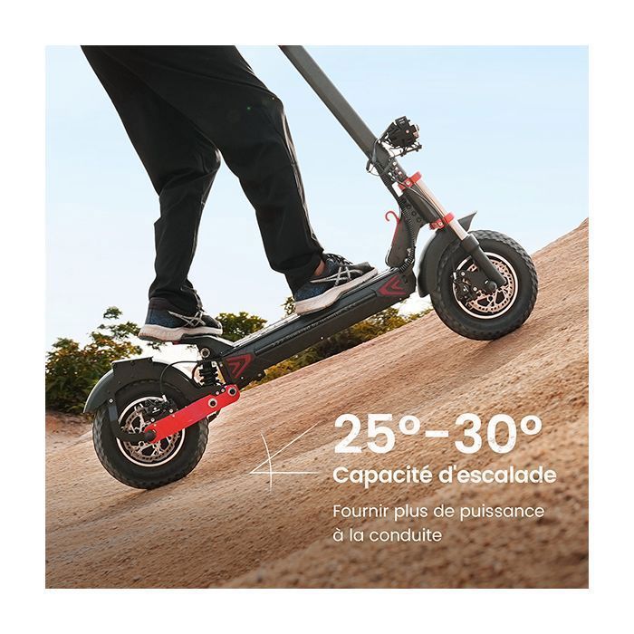 iScooter iX8 Electric Scooter - 48V 20Ah - 1200W x 2 - 70km Range - Four Speeds - Foldable - All-Terrain Model